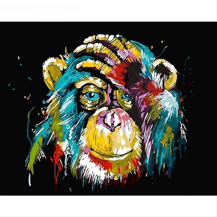 sajndc Pintura Al Óleo Digital Pintada A Mano Pintura De ...