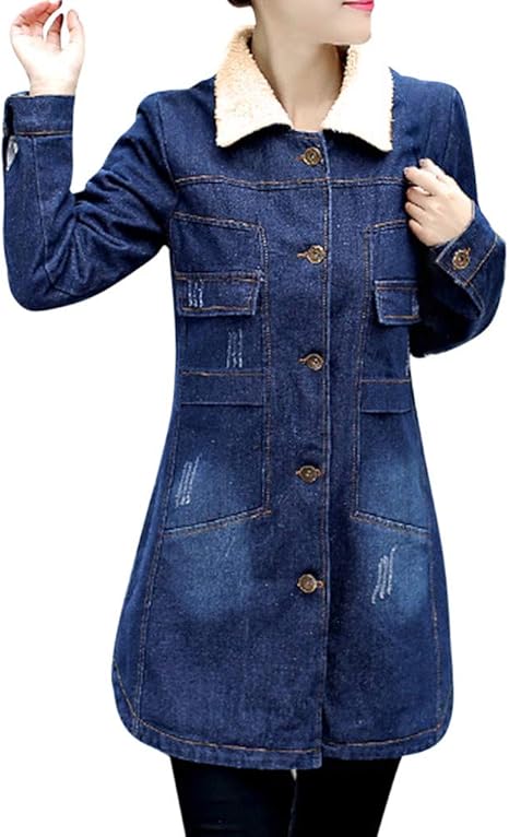 plus longline denim jacket
