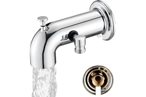 LOCALAND Tub Spout with Diverter, Bathtub Spout for Hand Shower,Chrome Plated