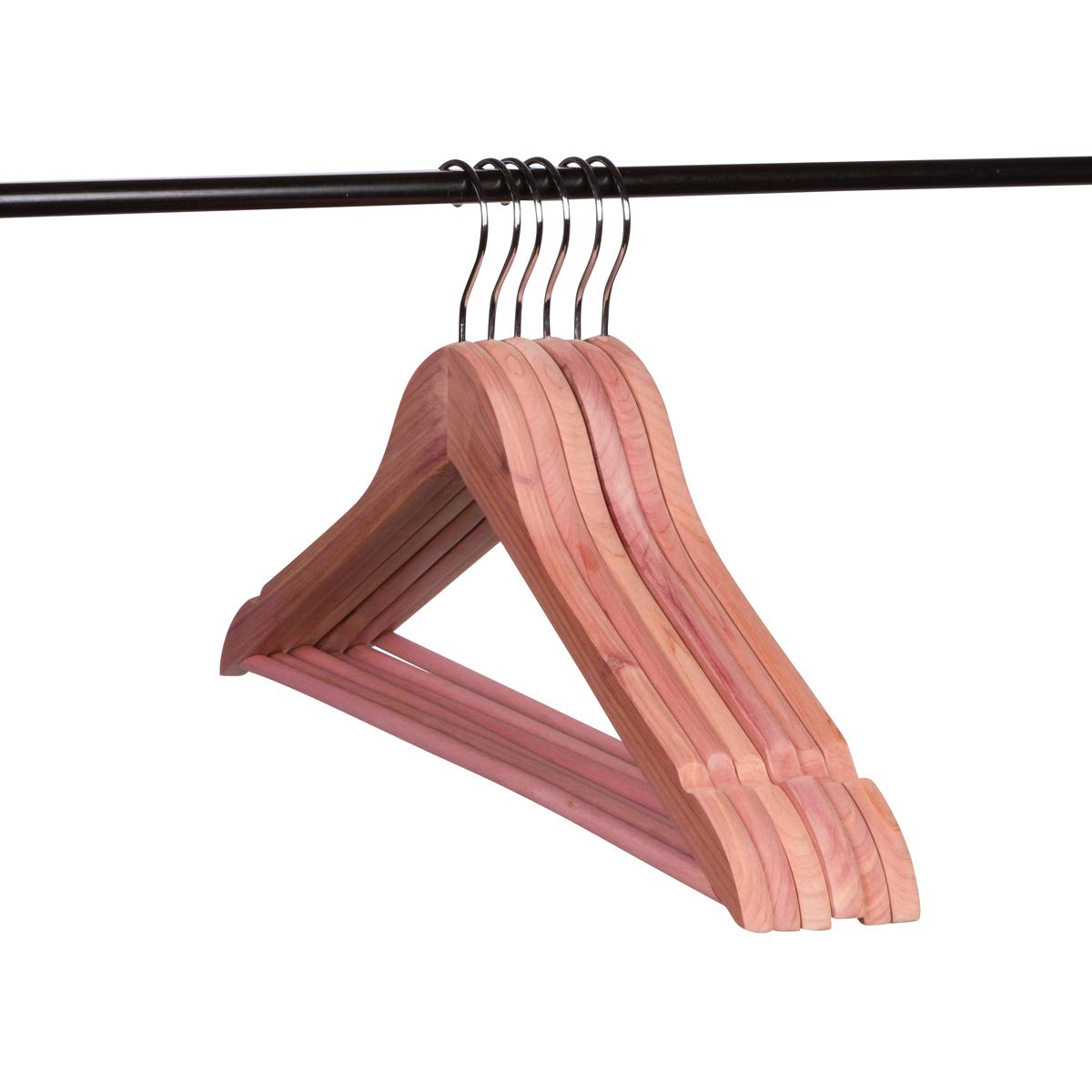 Standard Hangers Home 8pk Neaties American Cedar Wood Wide Large Coat