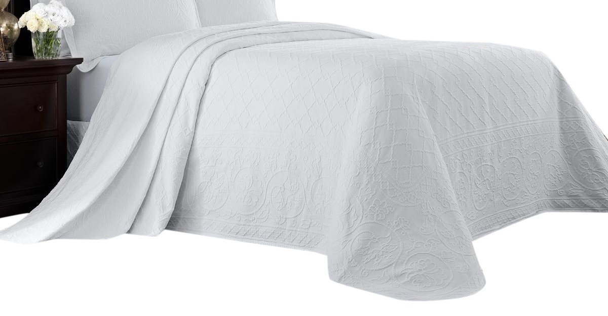 Williamsburg White King Richmond Bedspread