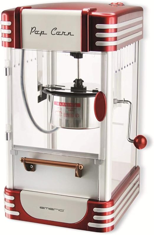 Emerio POM-120650 palomitas de maiz poppers Rojo, Plata 360 W ...