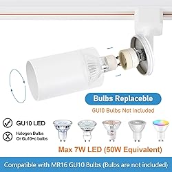 Hiiglxii 8-Light LED Track Lighting Kit with 6.6FT