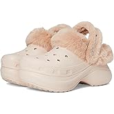 Crocs Women's Bae Lined Clogs, Fuzzy Platform Slippers