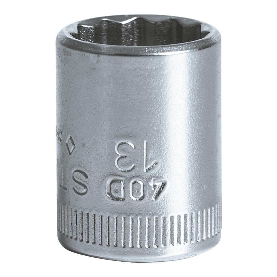 Stahlwille 01030013 40D High Performance Steel Socket, 1/4 inch Drive, 13 mm Size, 23 mm Length, Pack of 10