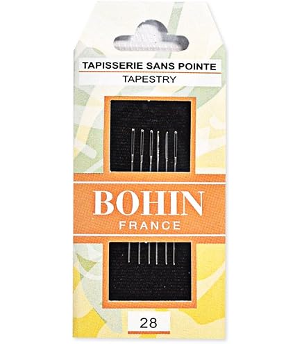 Colonial Needle Handnadeln Für Tapisseriestickerei – Doppelspitzig, Größe 22/26, 3er Pack
