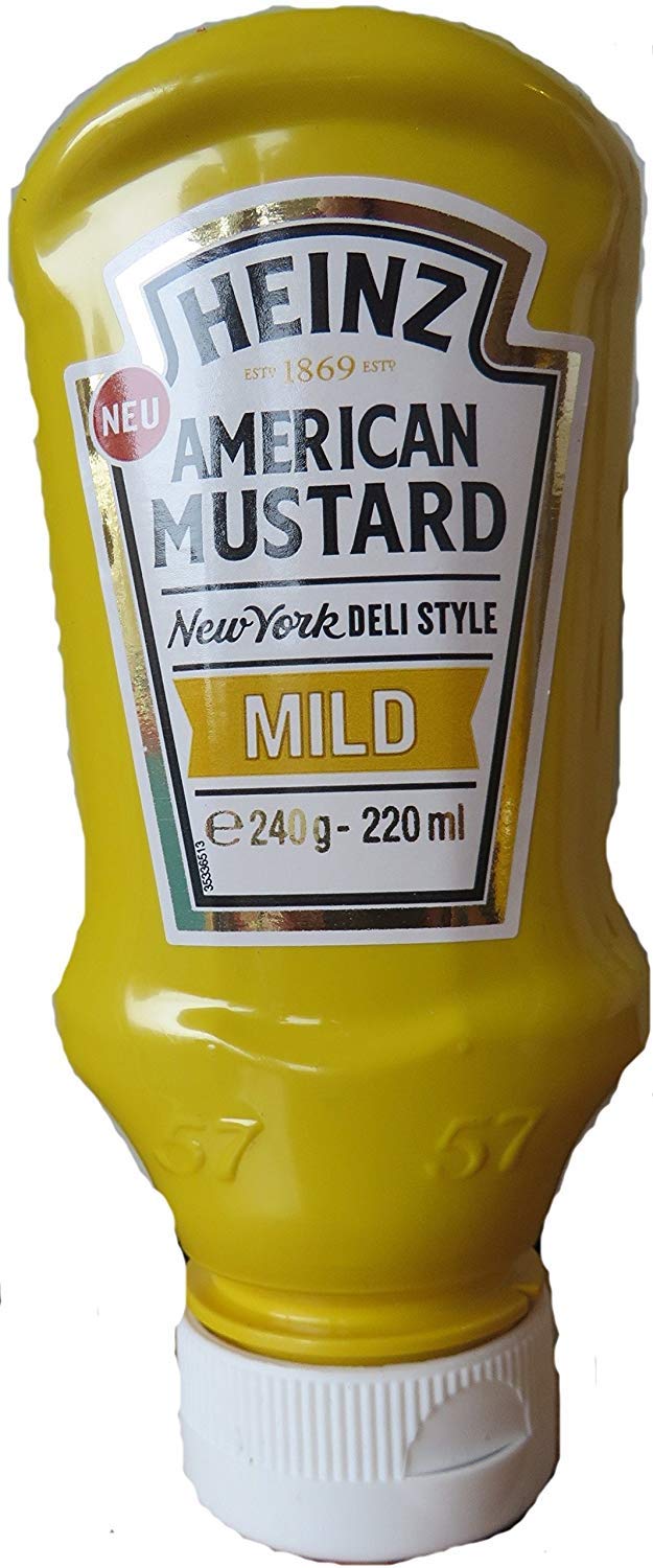 Heinz American Mustard Mild (220 ml) Amazon.de Lebensmittel & Getränke