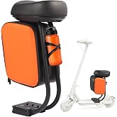 Yungeln Scooter Seat with 10L Large Storage Bag &amp; Cup Holder, Shock Absorption Seat Compatible with Xiaomi 1S M365 Pro Electric Scooter Accessory