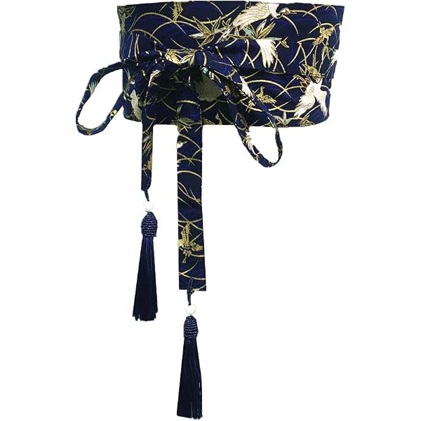 2439 Japanese Kimono Robe Obi Belt Harajuku MAYSONG Japanese Kimono Robe obi Belt Harajuku Waistband at  main image 3