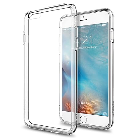 iPhone 6S Plus Hülle, Spigen® [Ultra Hybrid] Luftpolster-Technologie [Crystal Clear] Durchsichtige Rückschale und TPU-Bumper 