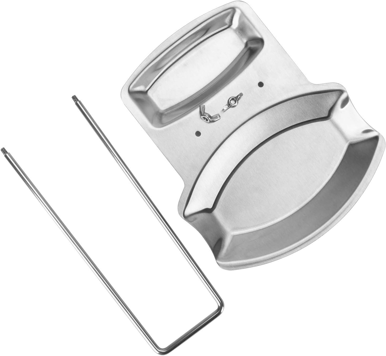 Spoon Rest and Pot Lid Holder, Stainless Steel Pan Pot Cover Lid Rack Shelf Stand Holder Spoon Holder Utensil Rest Stove Organizer Storage Soup Spoon Rests Kitchen Tool: Kitchen & Dining