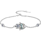 PROESS Hamsa Bracelet 925 Sterling Silver Yin Yang Tree of Life Evil Eye Hamsa Bracelet Hamsas Hand Jewelry Gifts for Women