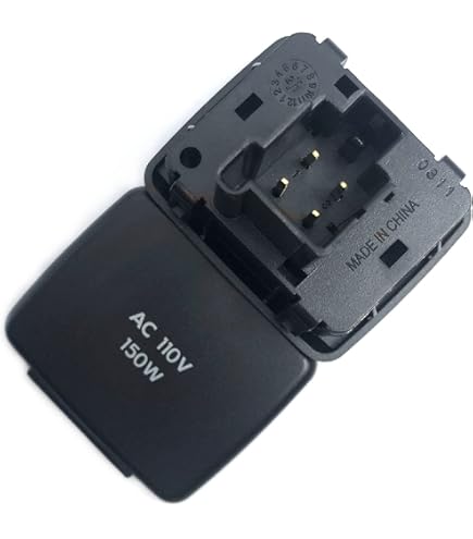 thumbnail image 2 of Center Console Power Outlet Plug 110V 150W Rear AC Outlet Socket Assembly Compatible Ford F 150 F 250 350 450 Super Duty Explorer Replace Bc3z 19n236 2 of 11