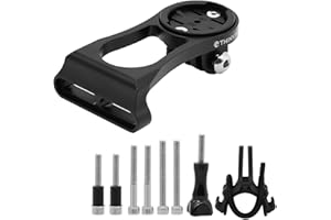 Thinvik Bike Computer Mount for Garmin EdgeGopro Combo MountCompatible with All Garmin Series 1030 1000 820 810 520 510 500 2