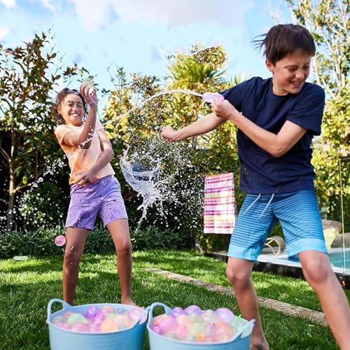 666 PCS Water Balloons-Self Sealing Water Balloons Quick Fill in 10 Second-Water Ballons for Kids & Adults Easy Fill-Colorful Water Bombs-for Outdoor,Beach,Pool Party Fight,Water Toy