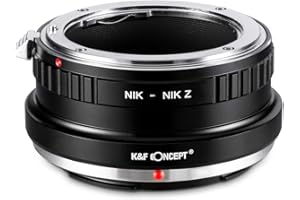 K&F Concept AI to Nik Z Lens Mount Adapter Compatible with Nikon F/AI/AIS/D/AF-S Mount Lens and Compatible with Nikon Z Mount
