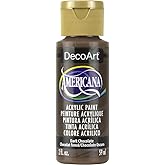 DecoArt Americana Acrylic Paint, 2-Ounce, Dark Chocolate
