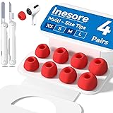 4-Pair Replacement Ear Tips for AirPods Pro 2nd/1st
