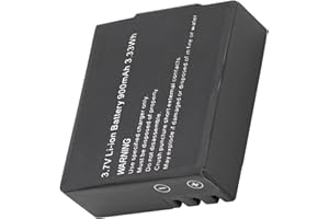 Dioche Original 3.7V 900mAh Liion Battery High Capacity Rechargeable Lithium Ion Camera Battery with Protection Functions for