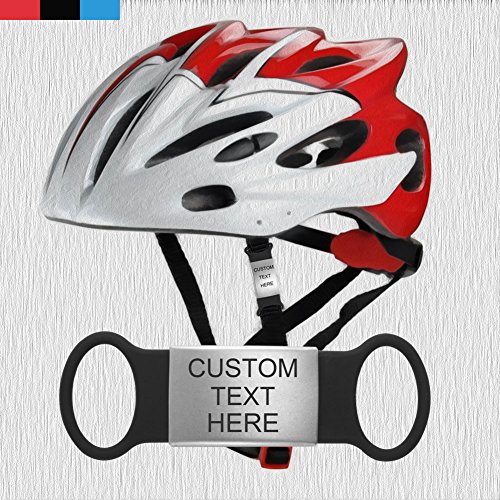 BBX JEWELRY Free Engraving Silicone Waterproof Black Safety Alert ID - Helmet ID - Runners ID - Fitness ID - Triathletes ID - Religious ID - Kids ID -Cycling ID - ID Bracelet 3 Pack