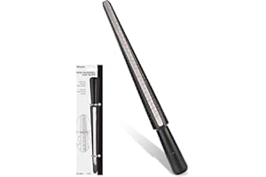 iWork Ring Sizer, Ring Sizer Measuring Tool US/UK, Ring Mandrel for Ring Making, Plastic Jewelry Making Tool, Men&Women Finger Measurer and Sizer at Home, Jewelry Store, Craft Office