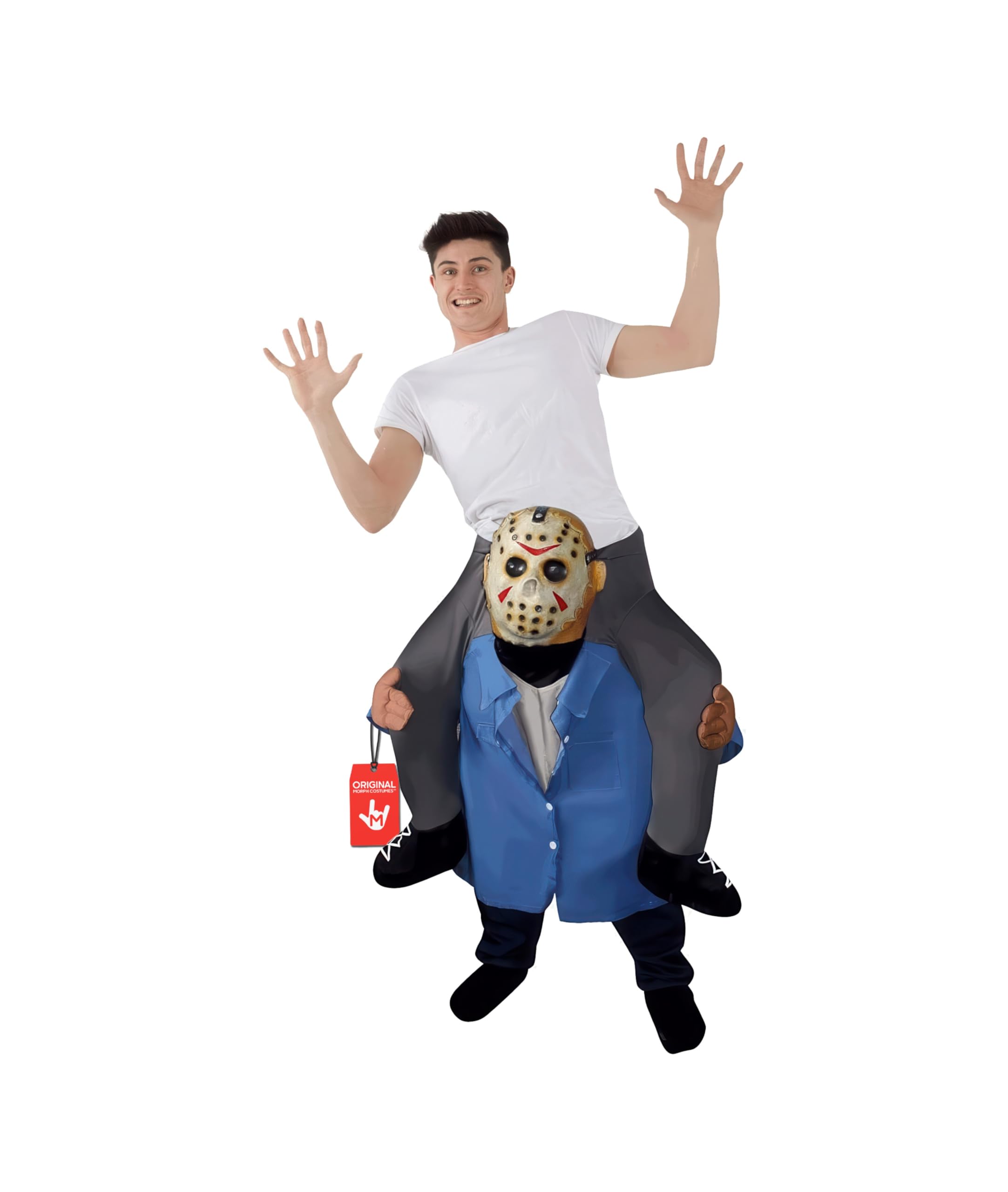 Morph Unisex Piggy Back Frankenstein Fancy Dress Costume - With Stuff Your Own Legs