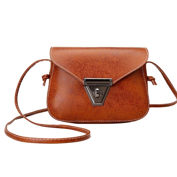 Tinksky Frauen Umhängetasche Mini Handtasche Geldbörse Pu-leder Schulter Diagonale Tasche Schultertasche Allgleiches Reise Tr