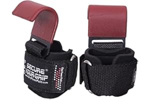 GRIP POWER PADS Weight Lifting Hooks Heavy Duty Lifting Wrist Straps Pull Ups Deadlift Straps Power Lifting Grips Padded Workout Straps for Weightlifting Gym Gloves for Men & Women Premium Workout Equipment