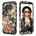 Digital Hutty 3 in 1 Shockproof Heavy Duty Full-Body Protective Cover for Samsung Galaxy S8 Plus Flower (Flower)