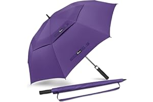NINEMAX Golf Umbrella 51/54/62/68 Inch,Large Umbrellas Windproof Automatic Open,Oversized Double Canopy Vented Umbrella for Rain Large Size,Extra Large Umbrellas for Men and Women