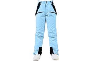 SnowElve Womens Ski Pants Insulated Snow Pants Waterproof Winter Outdoor Hiking Pants Adjustable Waist Snowboard Pant