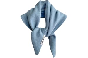 Wendyfull Triangle Scarf for Women Knitted Wool Headscarf Cashmere Feel Y2K Downtown Girl Aesthetic Streetwear Accessories