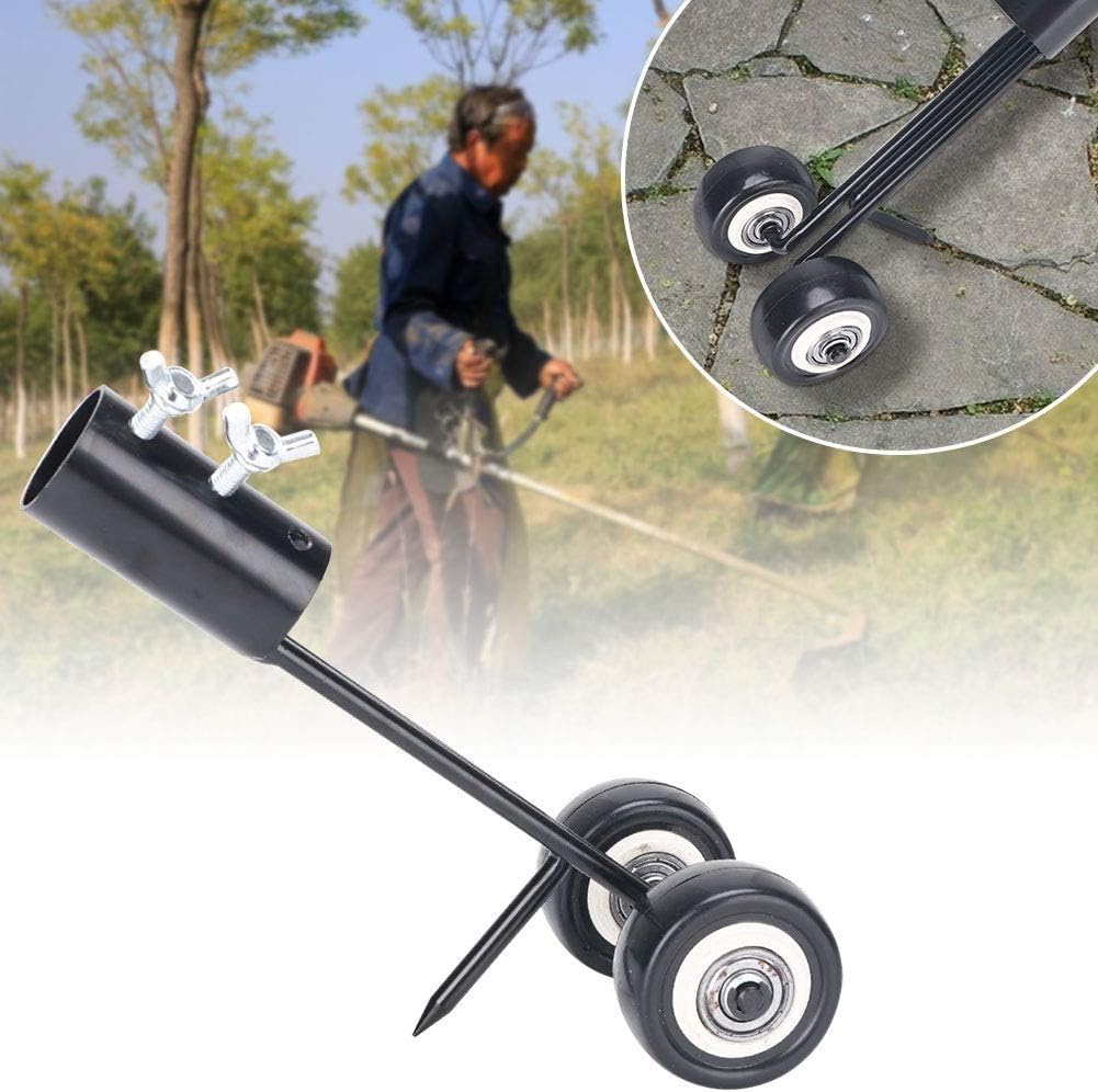 Straight Hook Weed Remover Tool,Patio Weeding Tool with Wheels Weed