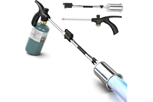 yoostooper Propane Torch Weed Burner, 1,800,000 BTU Flame Thrower with Self, ignite Feature, For Garden, Stumps, Ice, Snow & Roofing