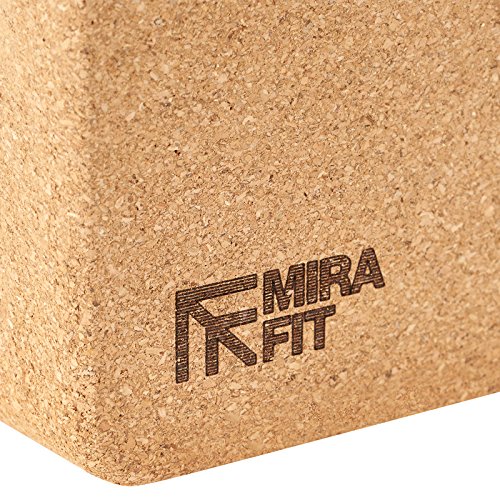 Mirafit-Natural-Cork-Yoga-Block-for-YogaPilates-Exercise-Routine