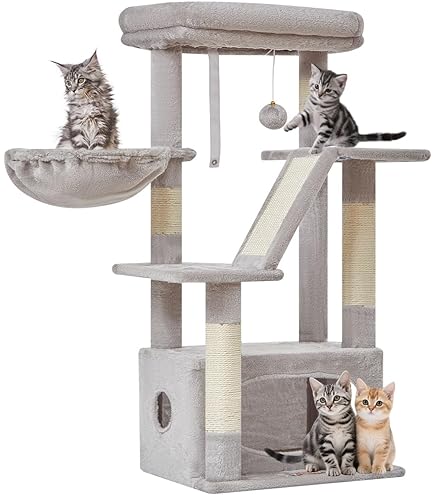 Amazon.com : Taoqimiao MS043M Cat Tree, 32.2-Inch Cat Tower for