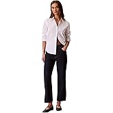 Calvin Klein Womens High Rise Ankle Bootcut Jeans