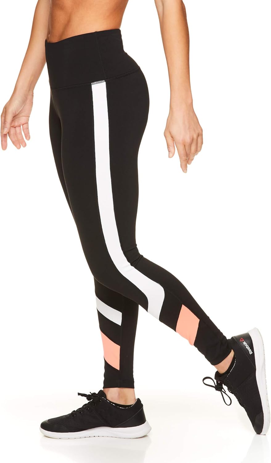 Reebok Women's 7/8 Workout Leggings w/High-Rise Waist - Performance Compression Athletic Tights: Clothing
