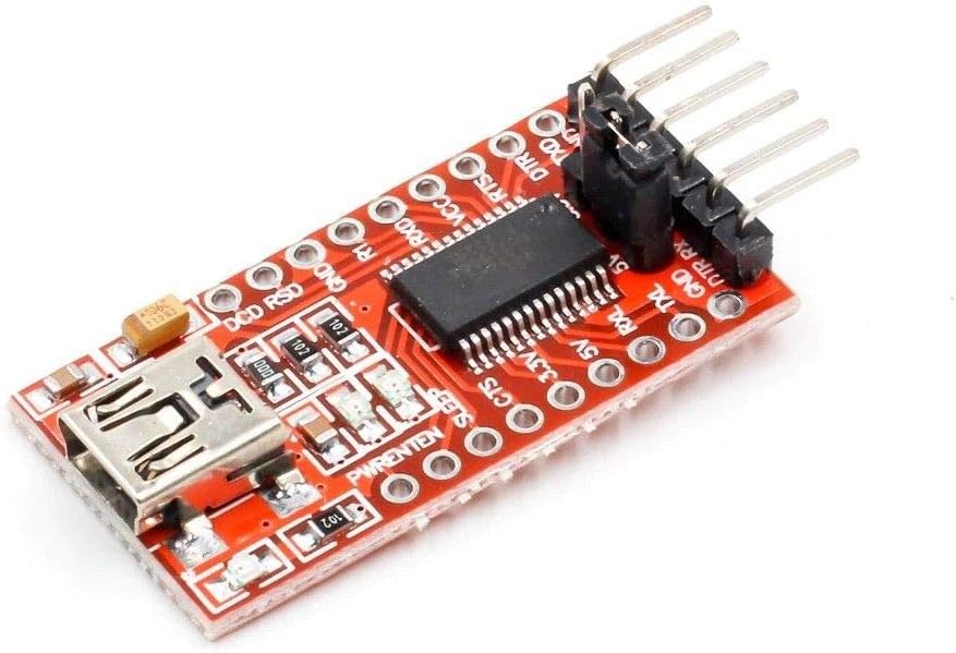 FTDI FT232RL USB to TTL Serial Converter Adapter Module 5V and 3.3V + Cable, 1, 1PCS - Image 4