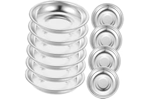 HOLIDYOYO Stainless Steel Dip Dish for Parties and Catering – Compact Practical Sauce Dishes for Vinegar Sugar Serving