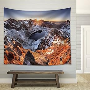 Modern Teenage Girl on Grunge Background. Grunge Style. Modern Generation. - Fabric Wall Tapestry Home Decor - 51x60 inches