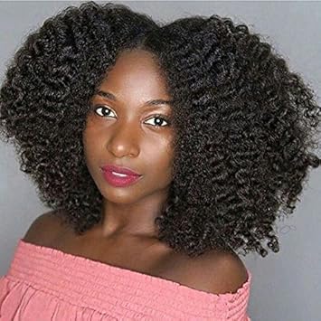 Mongolian Hair Afro Kinky Curly 100 Human Hair Extensions Weave 3