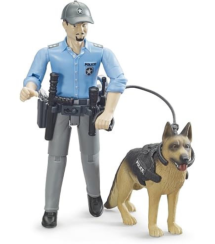 Bruder Poliziotta Pelle Scura MAN - Action Figure 1:16 - Nuova Di Zecca!