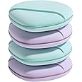 Foundation Sponge BS-MALL Blender Sponge for Liquid, Cream, and Powder, Multi-colored Makeup Sponges Pack of 4 （Purple Blue）