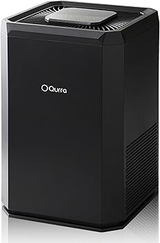 Amazon Qurra Aire Touch Square 空気清浄機 卓上 8畳 コンパクト タイマー タッチパネル 風量調整 微細粒子 フィルター マイナスイオン 3r Systems ブラック Qurra 空気清浄機 通販