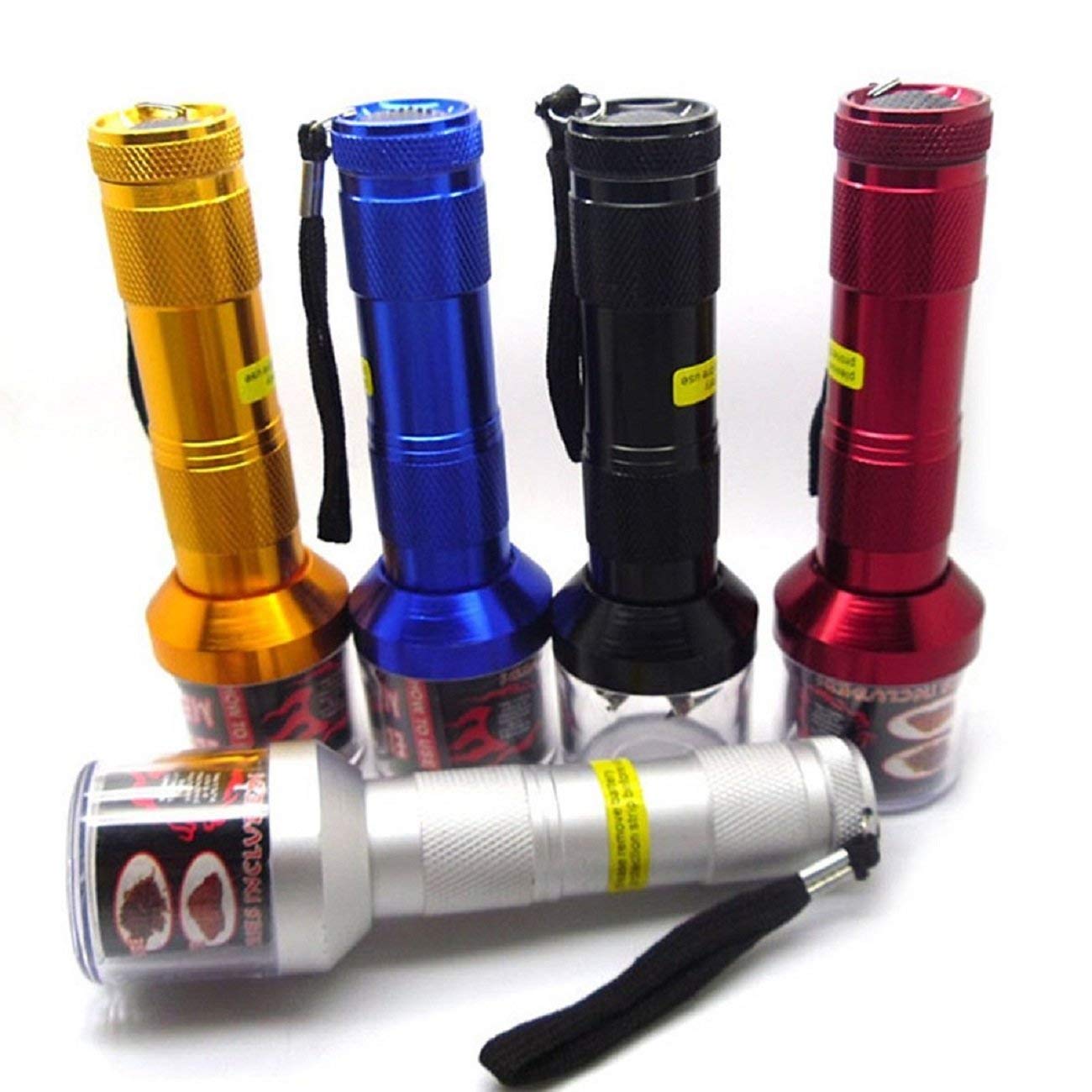 HERB GRINDER Generic Aluminium Electric Smoke Crusher Chopper Metal