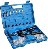YWHWXB 13'' Rivet Nut Tool Kit 110pc Heavy Duty M3-M12 Rivet Nuts 7 Mandrels view 5