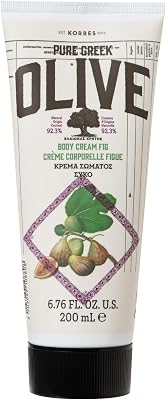 OLIVE FIG Latte corpo idratante per una pelle morbida, con olio extravergine di oliva, al fresco profumo di fico, vegano, senza siliconi e parabeni, 200 ml