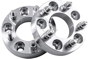 EZAccessory 2 Wheel Spacers Adapters 5x4.5 to 5x4.5 for Ford Mustang 94-14 Explorer - 2" Thick 1/2" Studs