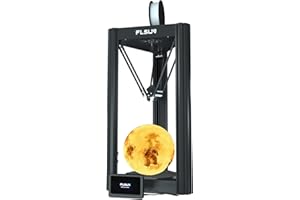 FLSUN V400 3D Printer Fast 600mm/s Max Speed 20000+ mm/s² Delta 3D Printer V400 with Pre-Installed Klipper Firmware,300℃ Nozzle, Direct Drive Extruder,PEI Bed,Printing Size Φ300x410mm (V400)